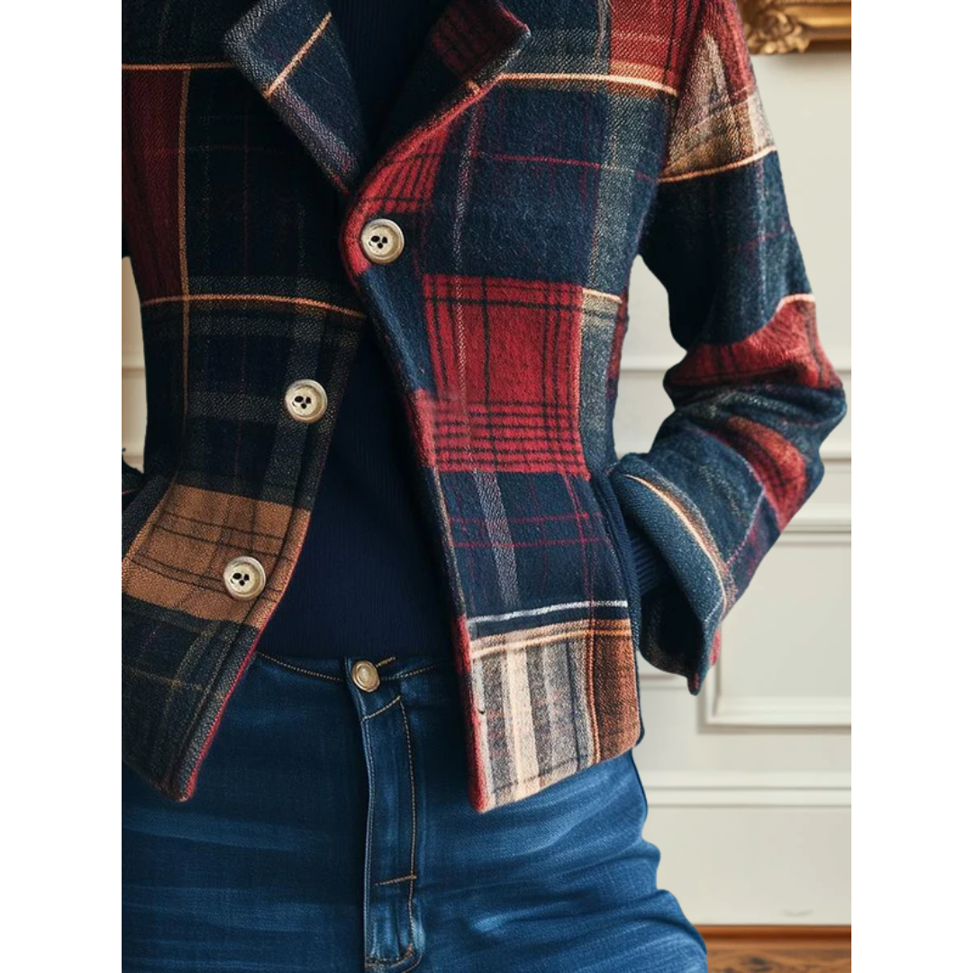 Women's Classic Plaid Jacket | Belluvyn