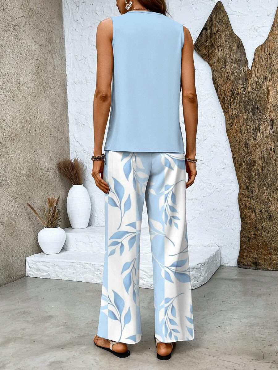 Chic Two-Piece Vacation Outfit Set for Women | Belluvyn