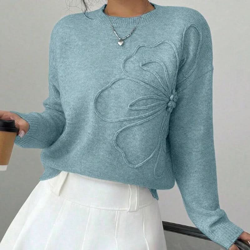 Women's Flora Line Knit Sweater | Belluvyn