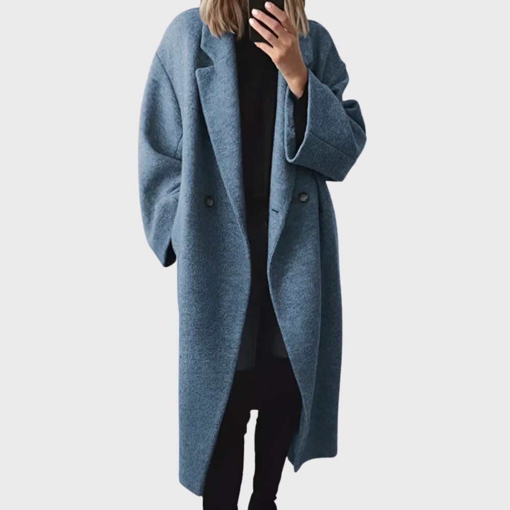 Women's Cosy Longline Overcoat | Belluvyn