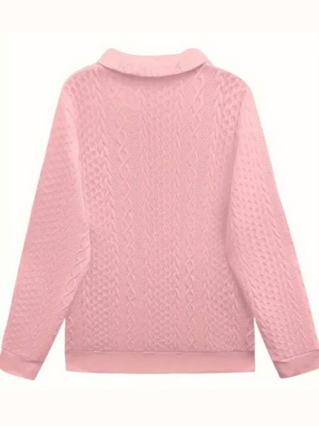 Women's Zip-Up Knit Sweater | Belluvyn