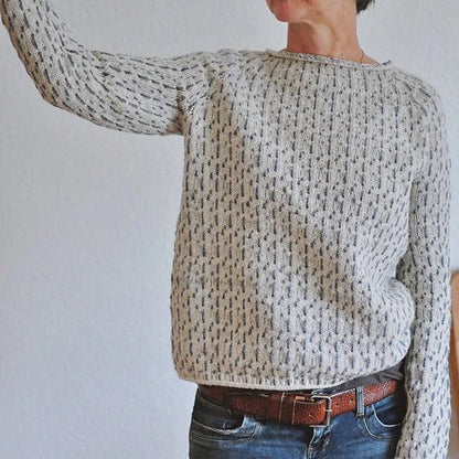 Women's Cozy Textured Knit Sweater | Belluvyn