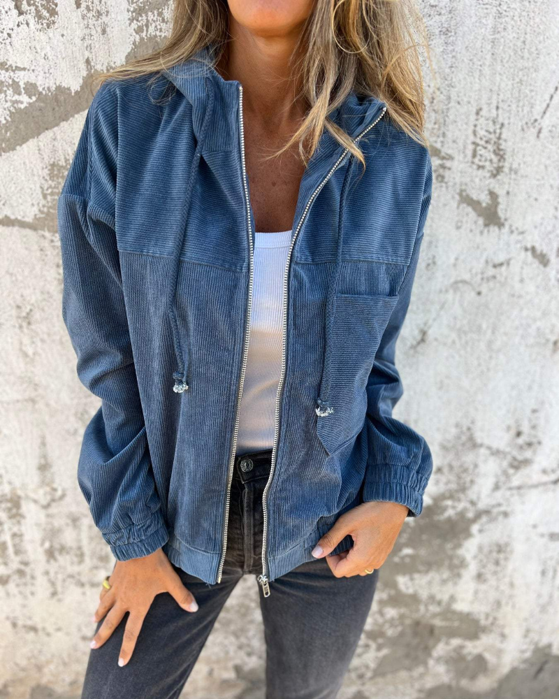 Women's Corduroy Knit Cardigan | Belluvyn