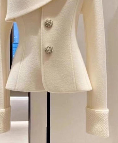 Women's Chic Buttoned Blazer | Belluvyn