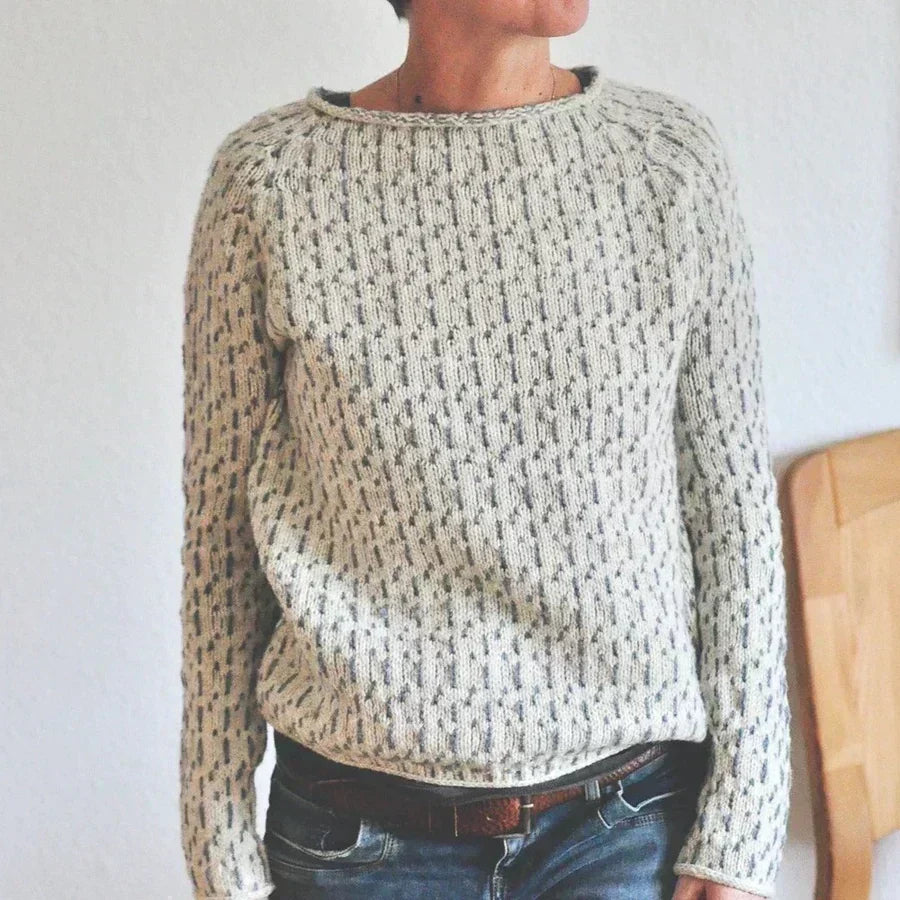 Women's Cozy Textured Knit Sweater | Belluvyn