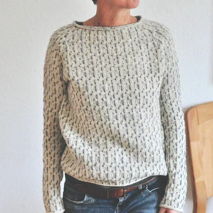 Women's Cozy Textured Knit Sweater | Belluvyn