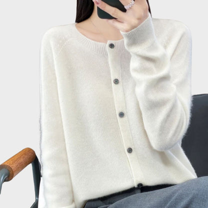 Women's Merino Wool Cardigan | Belluvyn