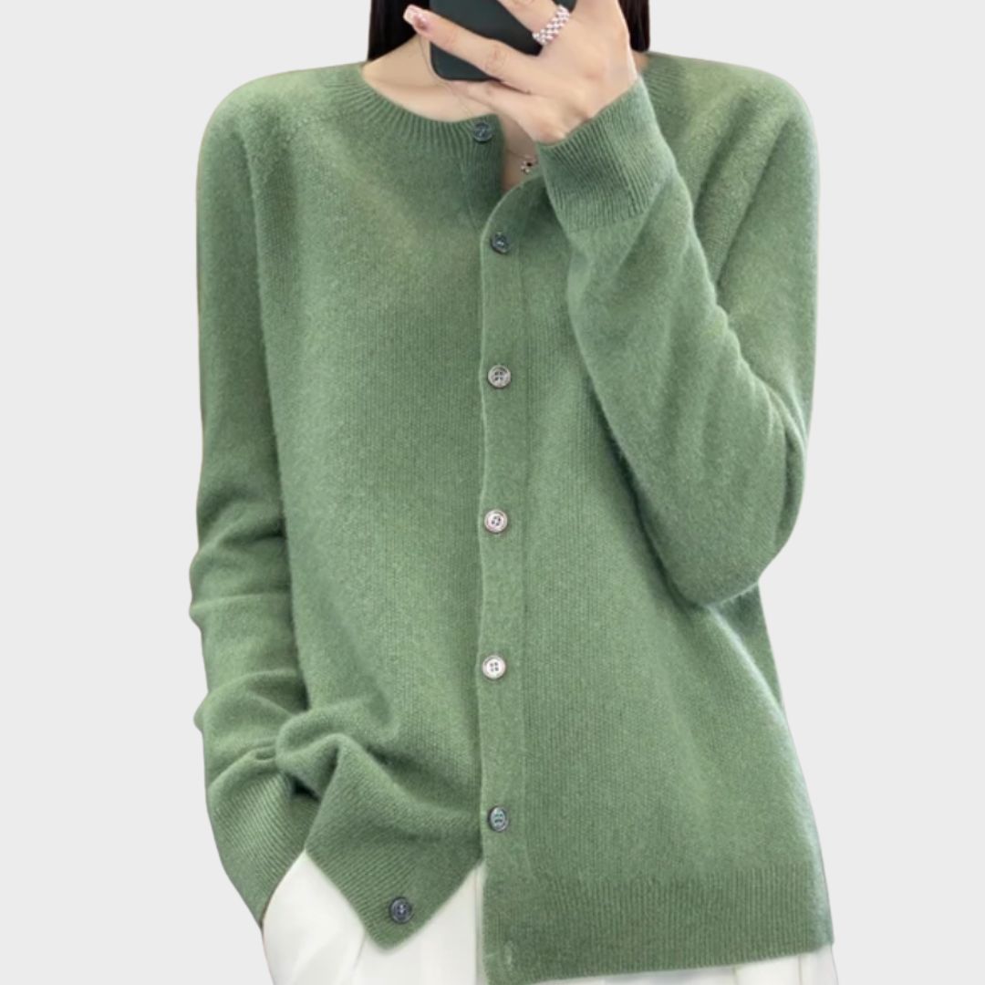 Women's Merino Wool Cardigan | Belluvyn