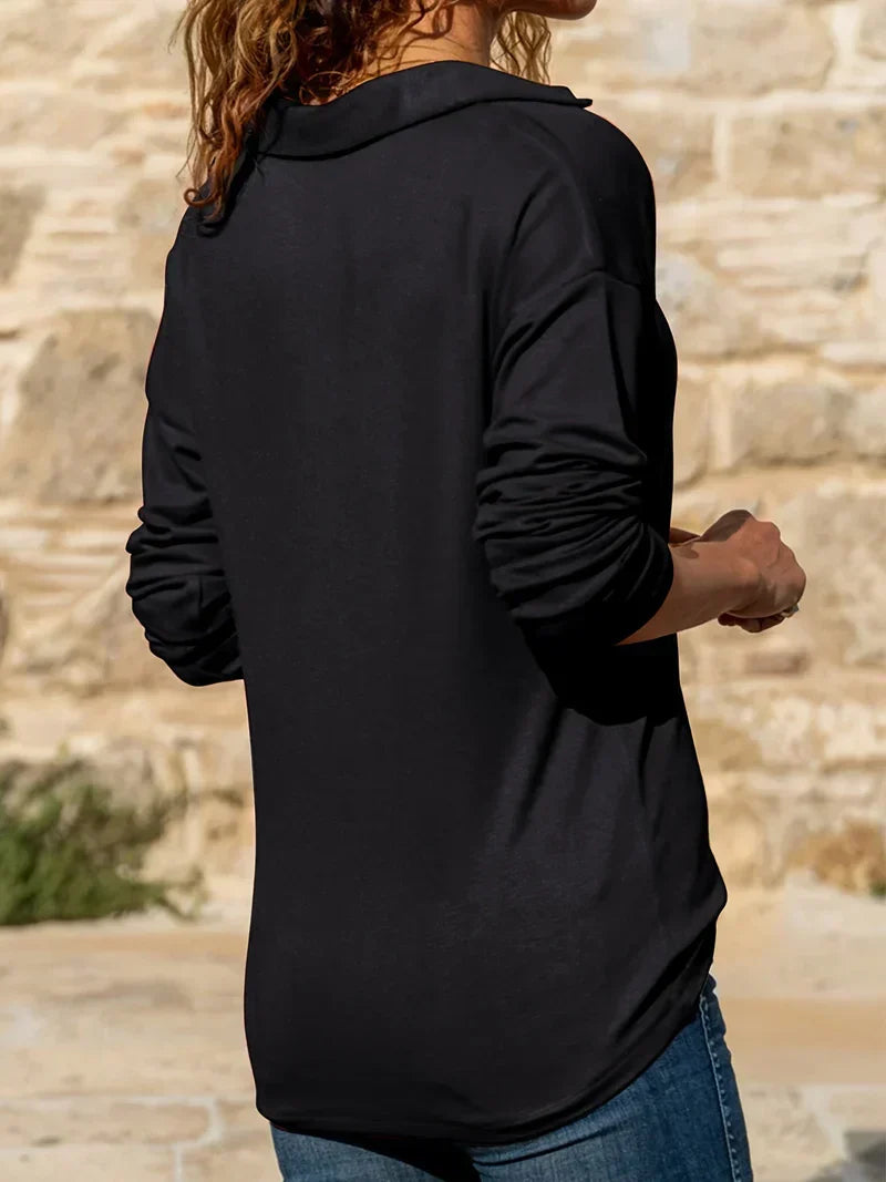 Women's Half-Zip Knit Sweater | Belluvyn