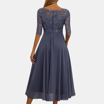 Women's Elegant Lace Dress | Belluvyn