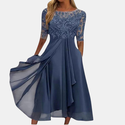 Women's Elegant Lace Dress | Belluvyn