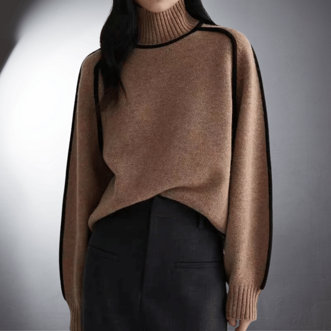 Women's Bio Turtleneck Sweater | Belluvyn