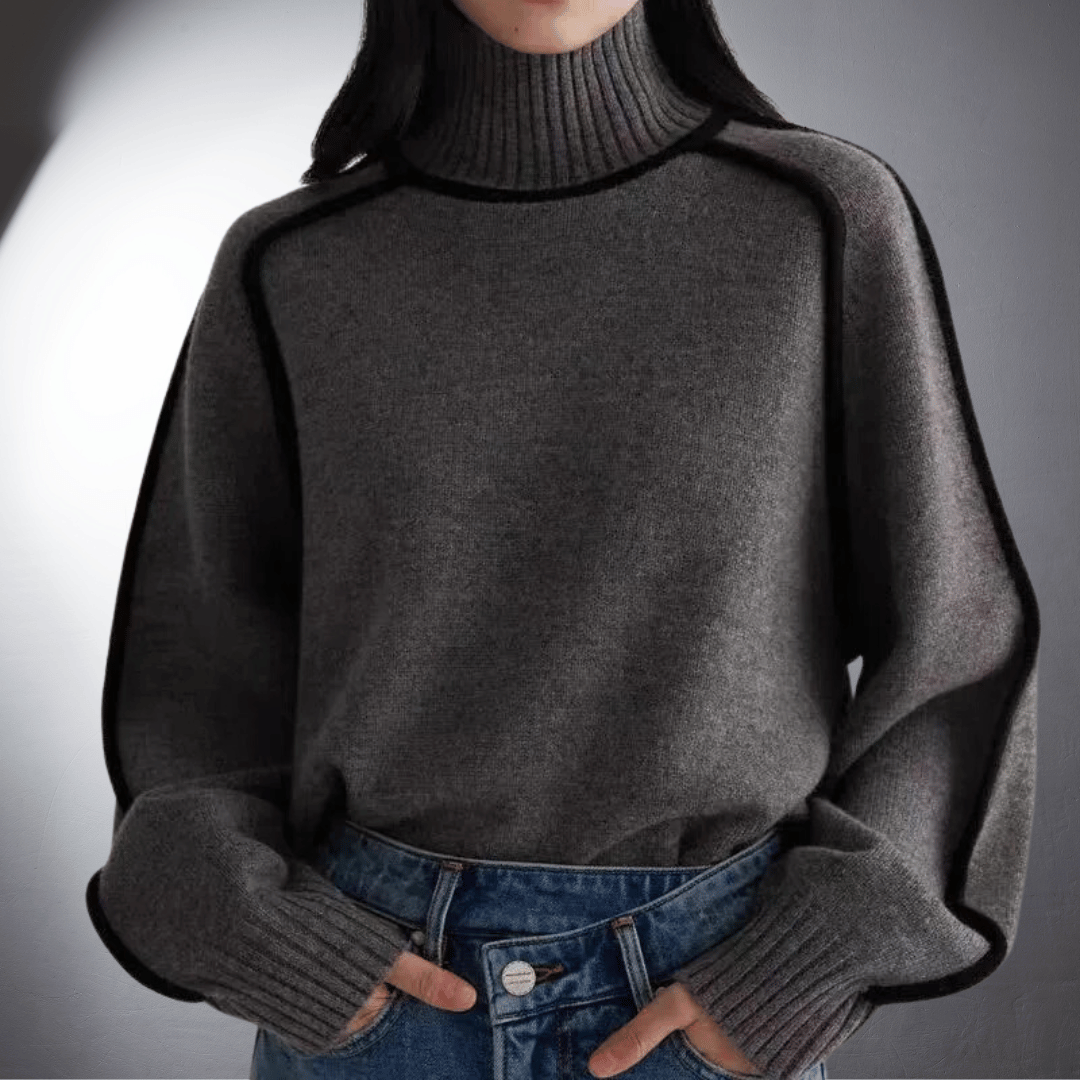 Women's Bio Turtleneck Sweater | Belluvyn