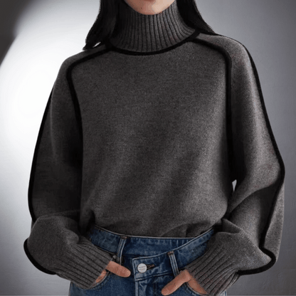 Women's Bio Turtleneck Sweater | Belluvyn