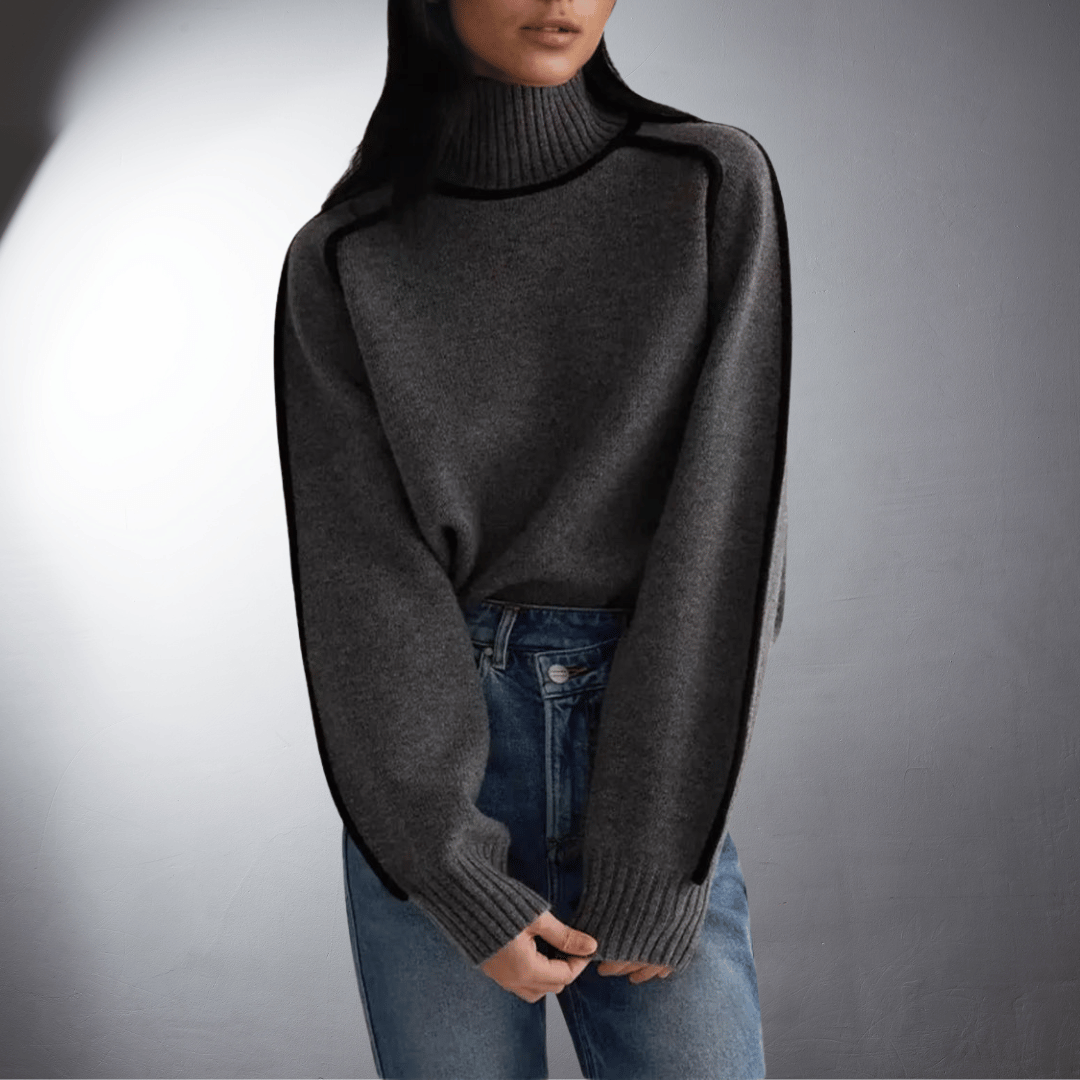 Women's Bio Turtleneck Sweater | Belluvyn