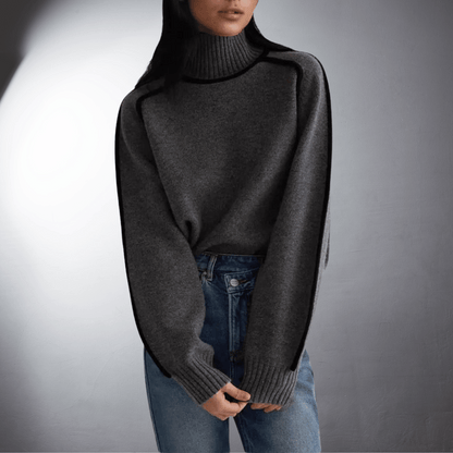 Women's Bio Turtleneck Sweater | Belluvyn