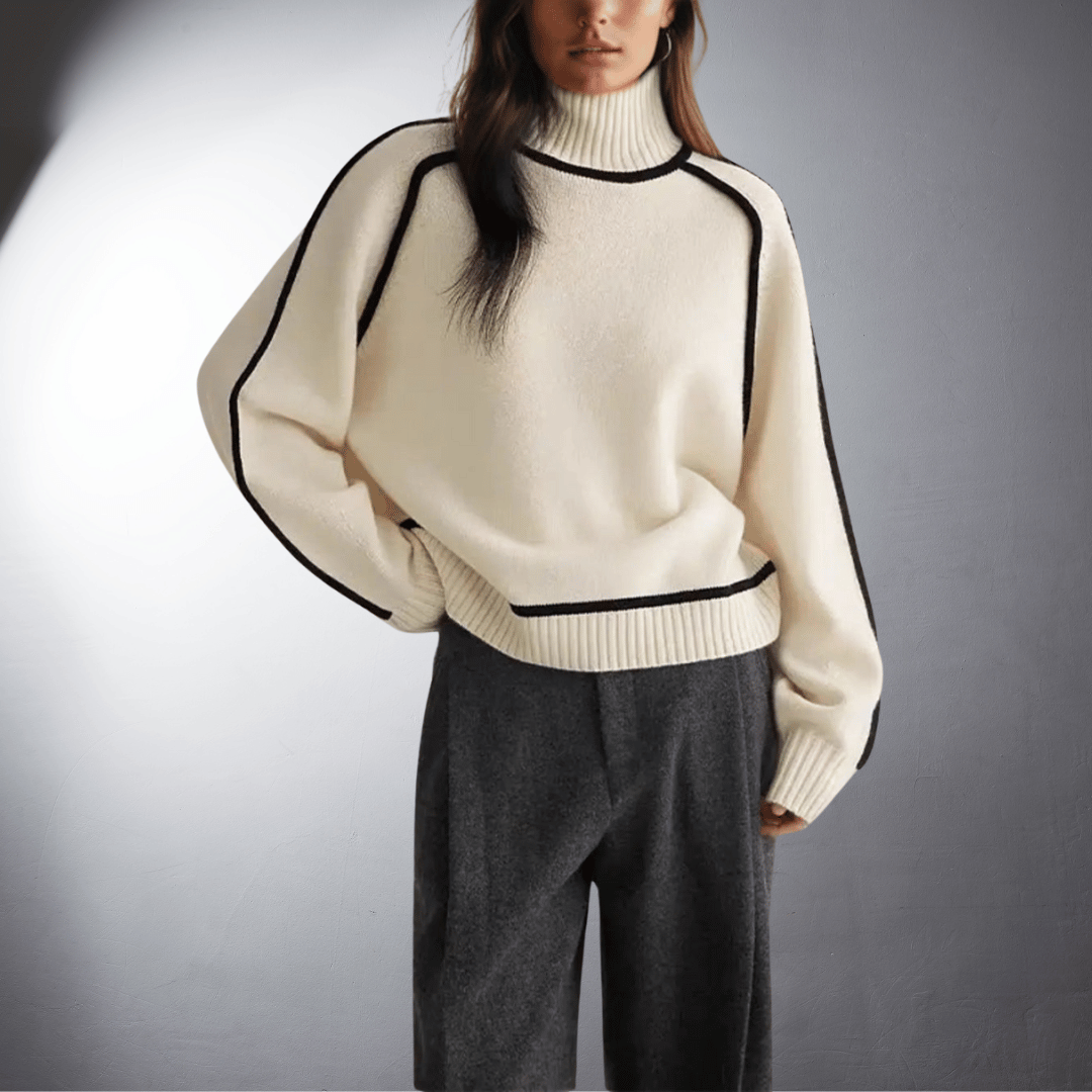 Women's Bio Turtleneck Sweater | Belluvyn