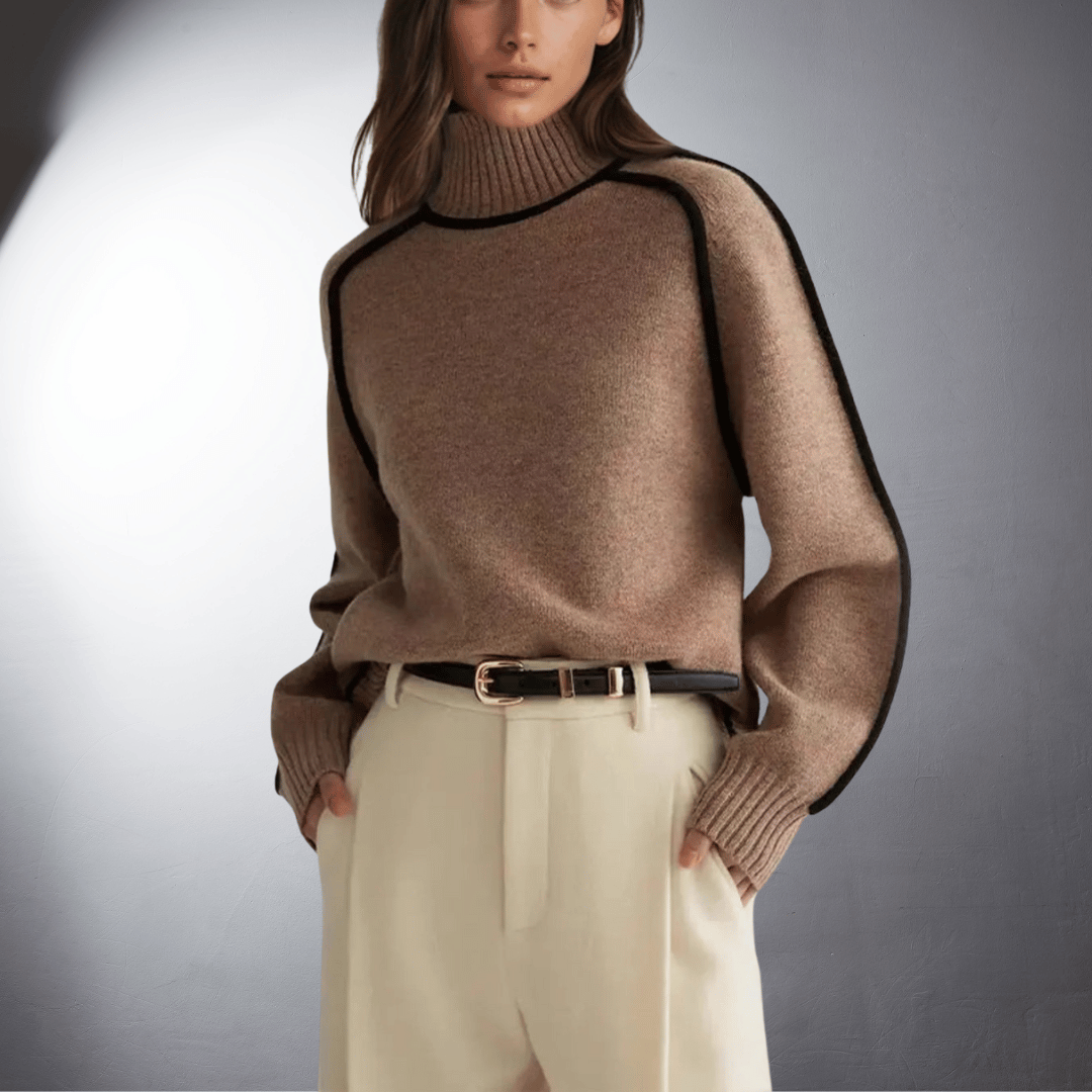 Women's Bio Turtleneck Sweater | Belluvyn