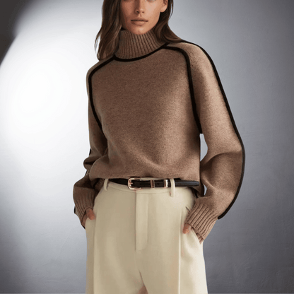 Women's Bio Turtleneck Sweater | Belluvyn