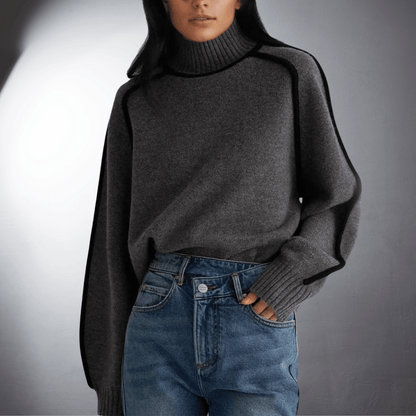 Women's Bio Turtleneck Sweater | Belluvyn
