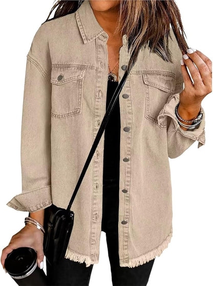 Women's Classic Denim Jacket | Belluvyn