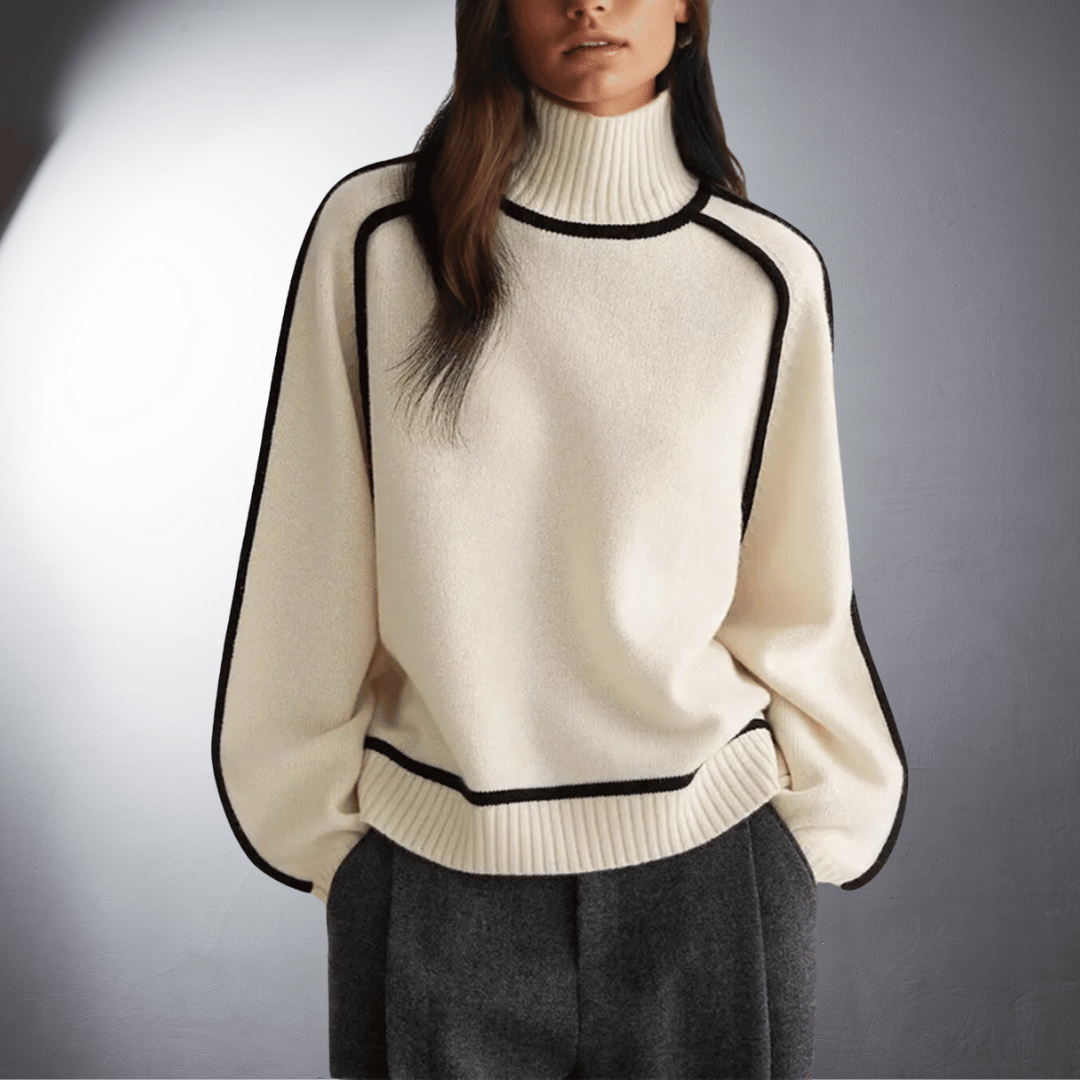 Women's Bio Turtleneck Sweater | Belluvyn