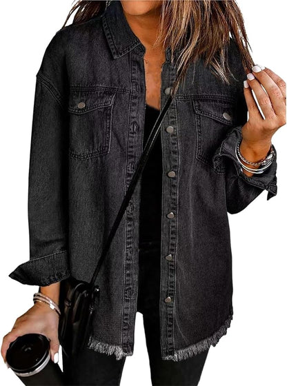 Women's Classic Denim Jacket | Belluvyn