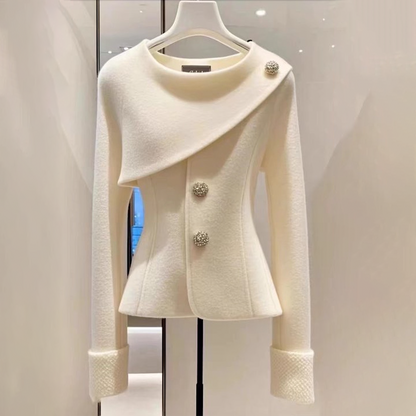 Women's Chic Buttoned Blazer | Belluvyn