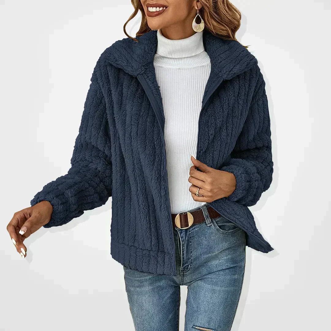 Women's Fluffy Knit Cardigan | Belluvyn