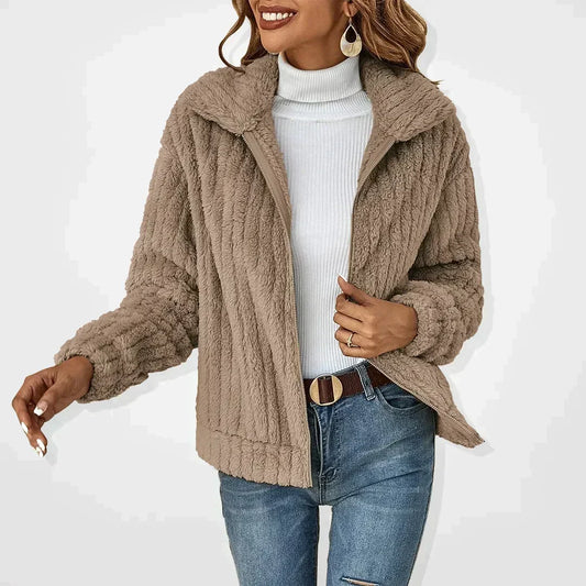 Women's Fluffy Knit Cardigan | Belluvyn