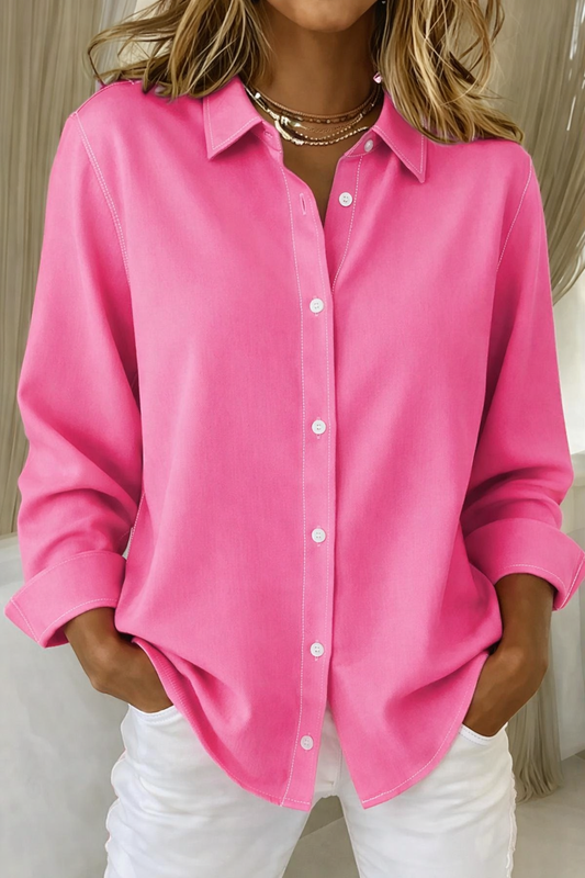 Women's Elegant Button-Up Blouse | Belluvyn
