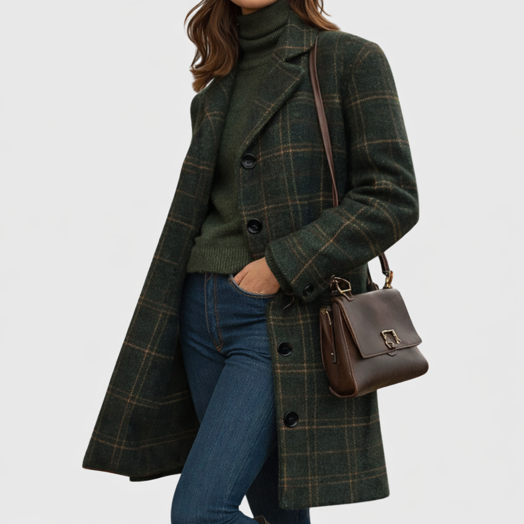 Women's Wool-Blend Overcoat | Belluvyn