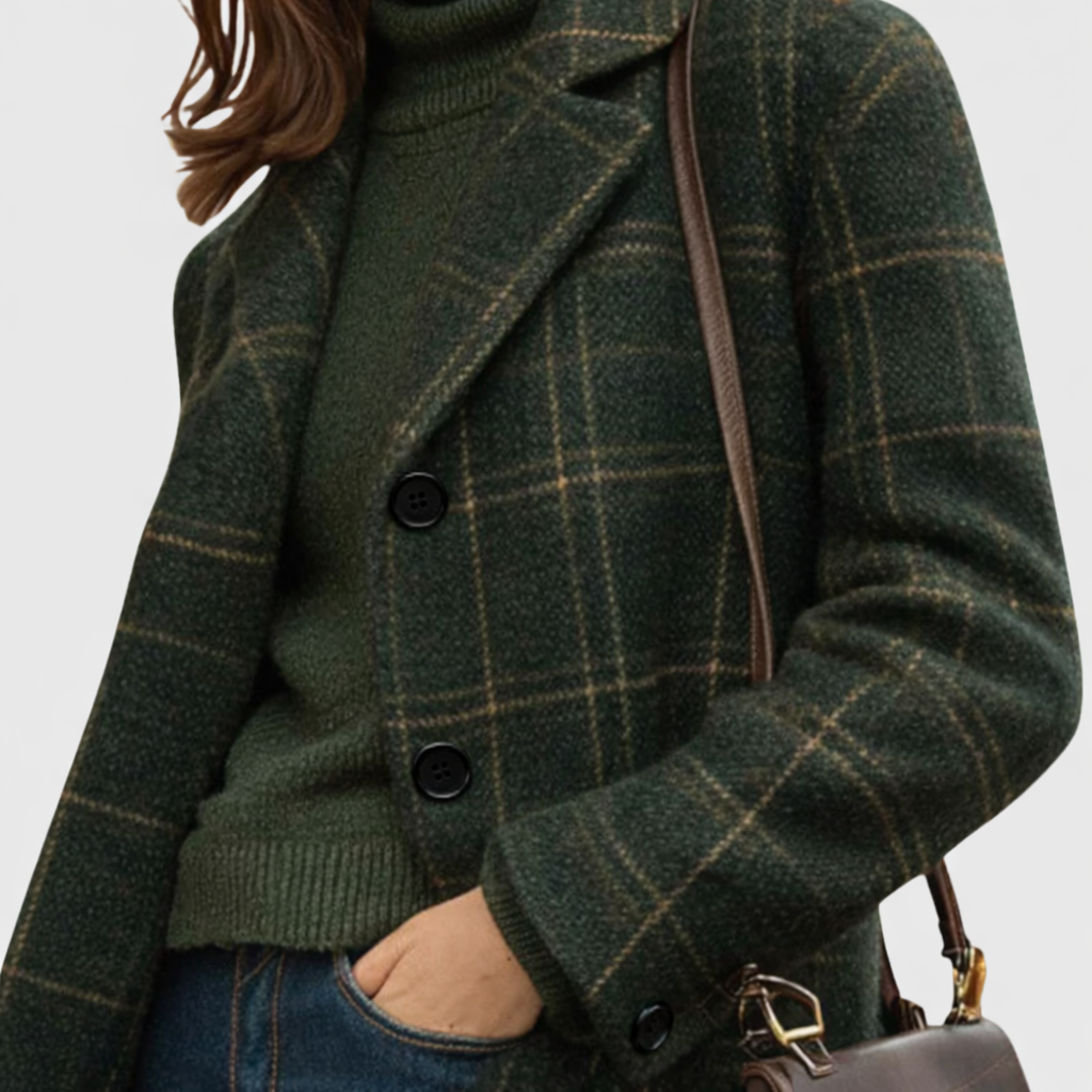 Women's Wool-Blend Overcoat | Belluvyn