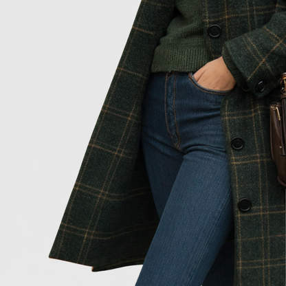 Women's Wool-Blend Overcoat | Belluvyn