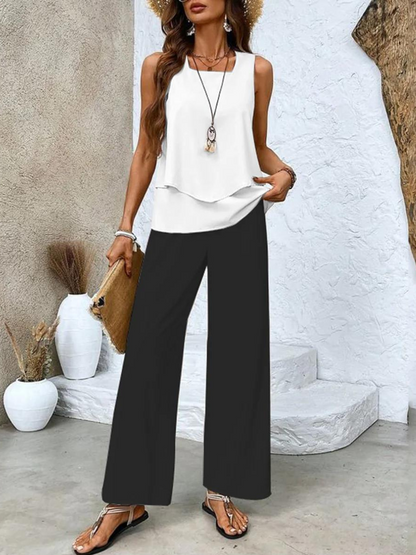 Chic Two-Piece Vacation Outfit Set for Women | Belluvyn