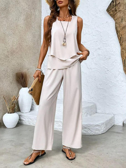 Chic Two-Piece Vacation Outfit Set for Women | Belluvyn