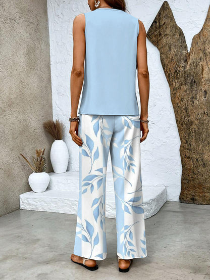 Chic Two-Piece Vacation Outfit Set for Women | Belluvyn