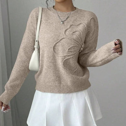 Women's Flora Line Knit Sweater | Belluvyn