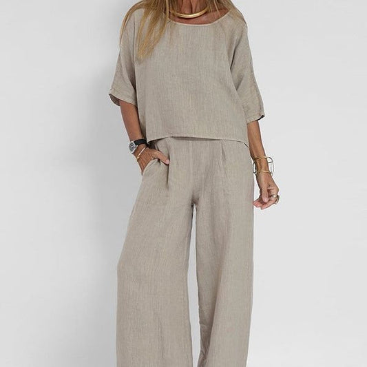 Women's Relaxed Fit Elegant Set | Belluvyn
