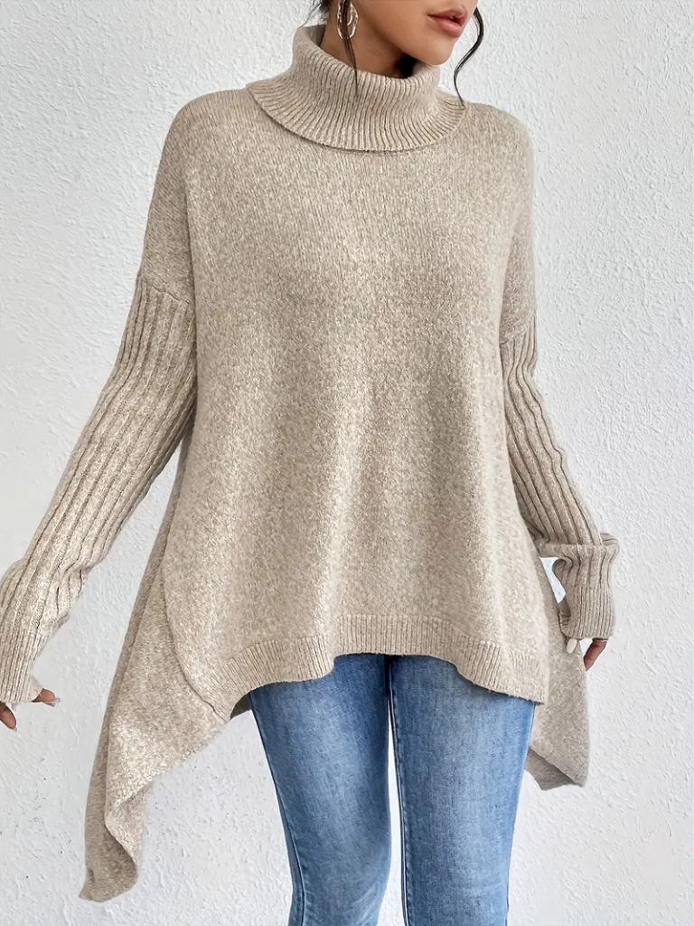 Women's Elegant Long Sleeve Sweater | Belluvyn