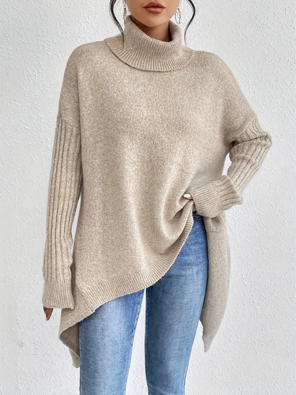 Women's Elegant Long Sleeve Sweater | Belluvyn