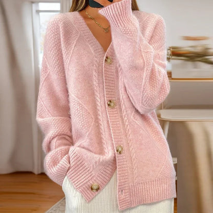 Women's Cable-Knit Cardigan | Belluvyn