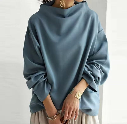 Women's High-Neck Knit Top | Belluvyn