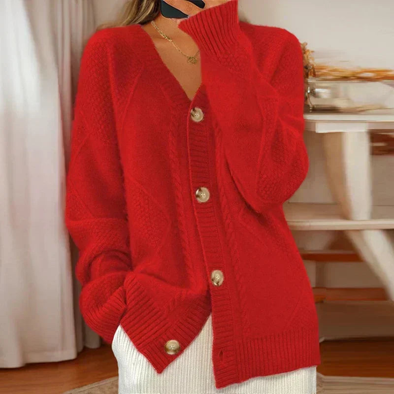 Women's Cable-Knit Cardigan | Belluvyn