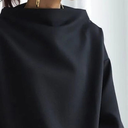 Women's High-Neck Knit Top | Belluvyn