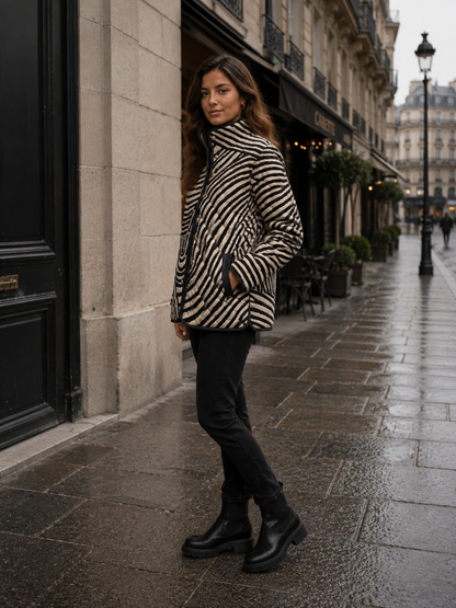 Women's Retro Quilted Jacket | Belluvyn
