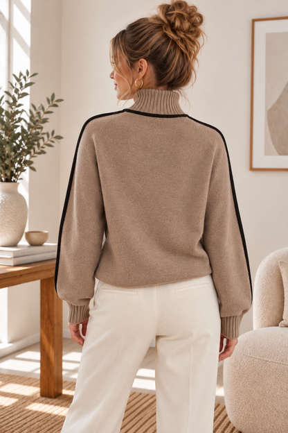 Women's Bio Turtleneck Sweater | Belluvyn