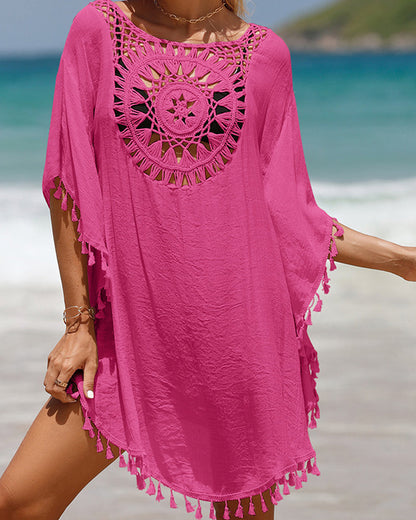 Women's Boho Beach Cover-Up Dress | Belluvyn