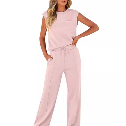 Women's Casual Summer Soft Lounge Co-Ord Set | Belluvyn
