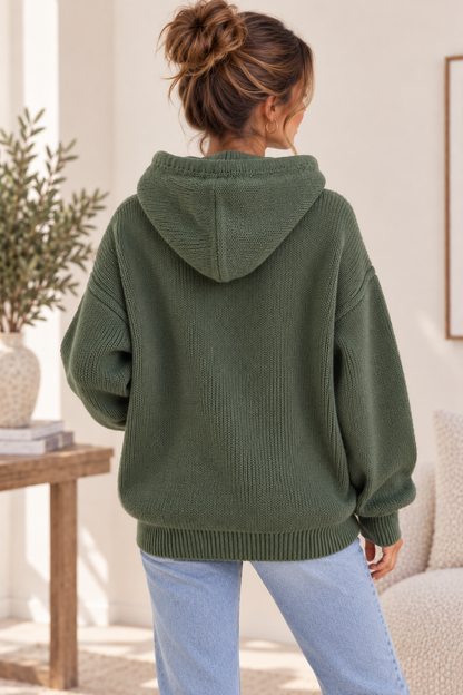 Women's Cozy Knit Hoodie | Belluvyn